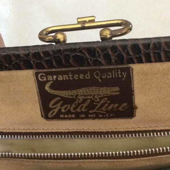 Alligator Leather Vintage Handbag - Picture 4 of 8